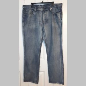 Mens Kenneth Cole New York Denim Blue Jeans Size 38 x 32
